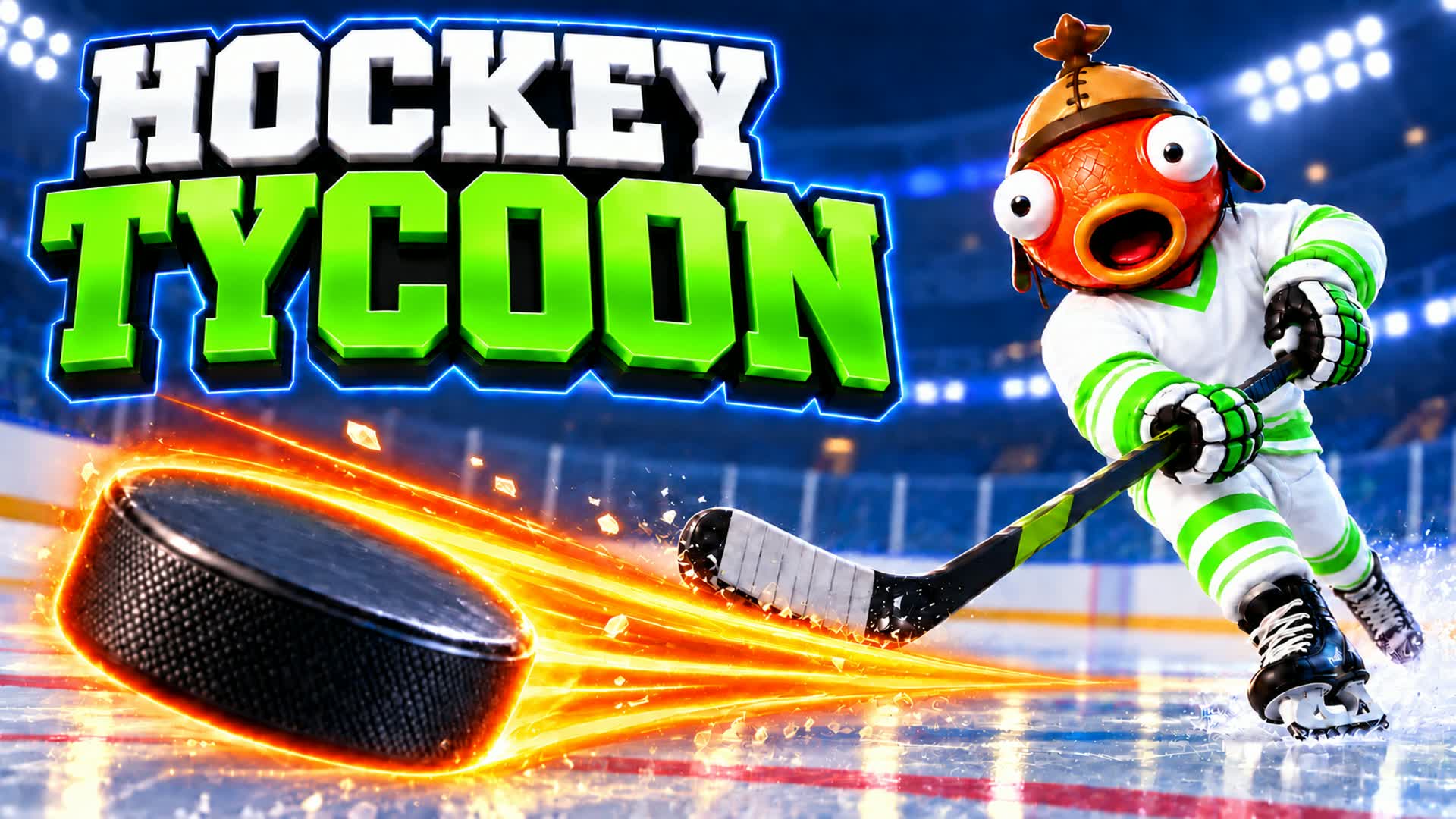 Hockey Tycoon 🏒 Custom Stadium — Fortnite Creative map