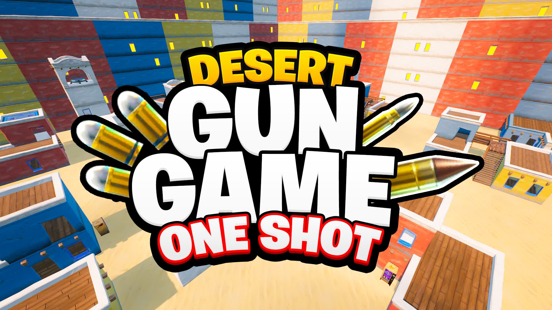DESERT GUN GAME⭐ONE SHOT💥 — Fortnite Creative map