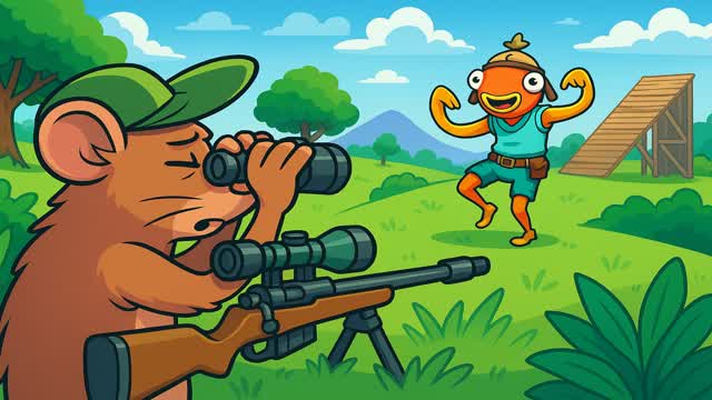 Super Ratus Sniper one shot — Fortnite Creative map cover art
