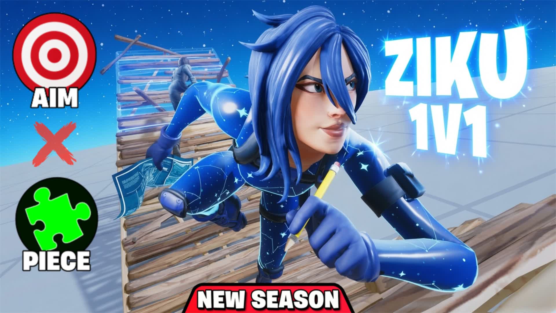 Ziku 1v1 [AIM & PIECE CONTROL PRACTICE] — Fortnite Creative map
