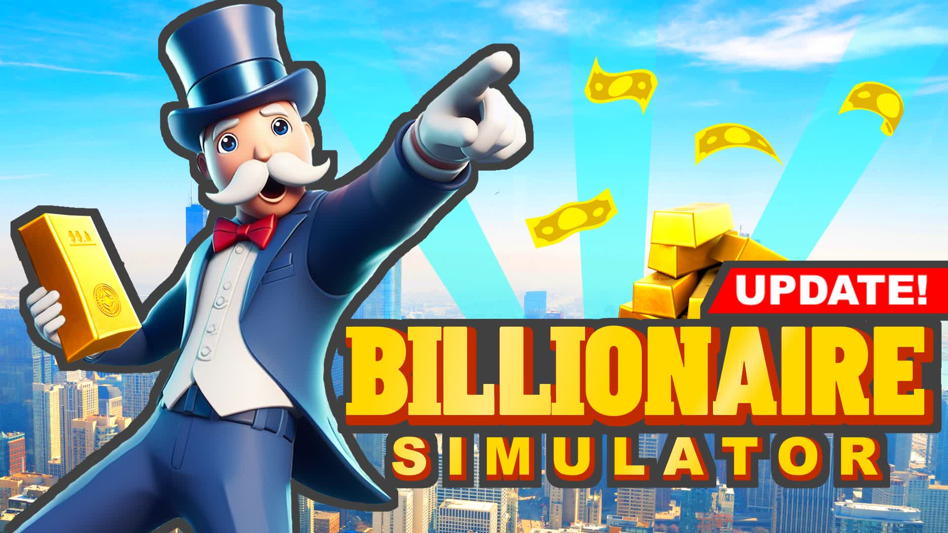 Billionaire Simulator (REBIRTHS!) — Fortnite Creative map