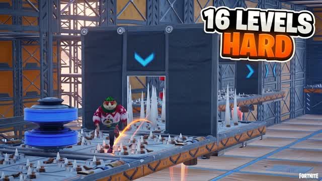 Death Escape Parkour 16 LV — Fortnite Creative map