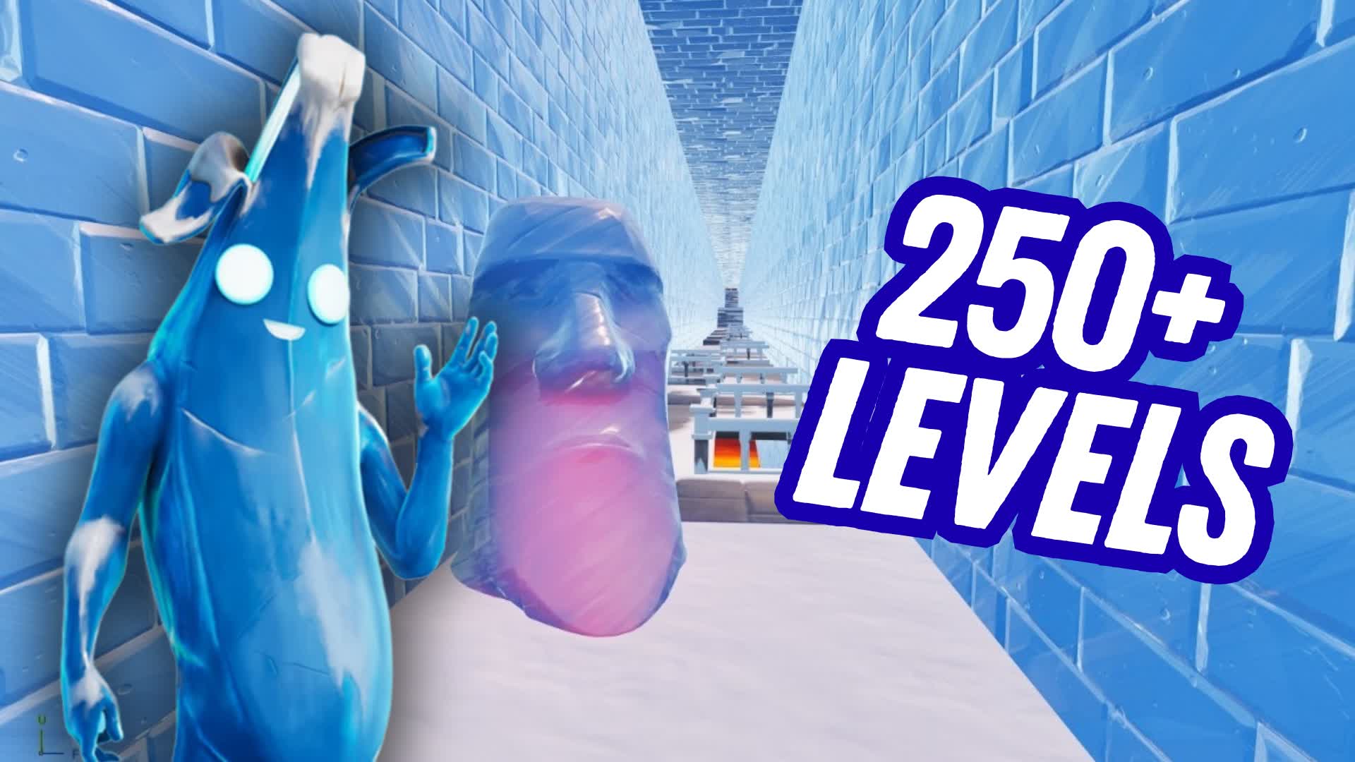 ❄️ICE PARKOUR 250+❄️ — Fortnite Creative map
