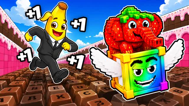 +1 Speed Keyboard Escape for Brainrots — Fortnite Creative map cover art