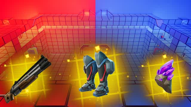 🔴🔵Red vs Blue🔴🔵 The Last Stance — Fortnite Creative map cover art