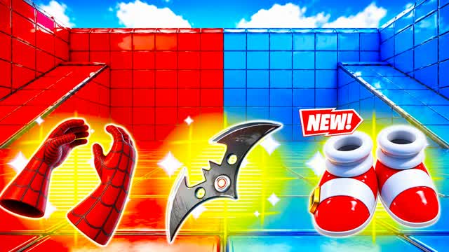 RED VS BLUE PUSH TO VICTORY π΄π΅ β Fortnite Creative map