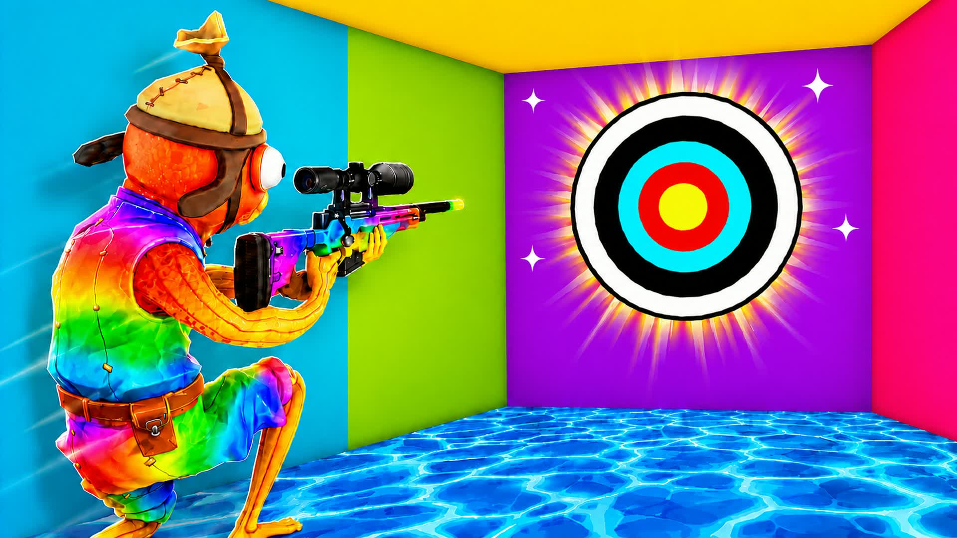 ⭐️ EASY TRICKSHOT PARKOUR 🎯 POPOVICI — Fortnite Creative map