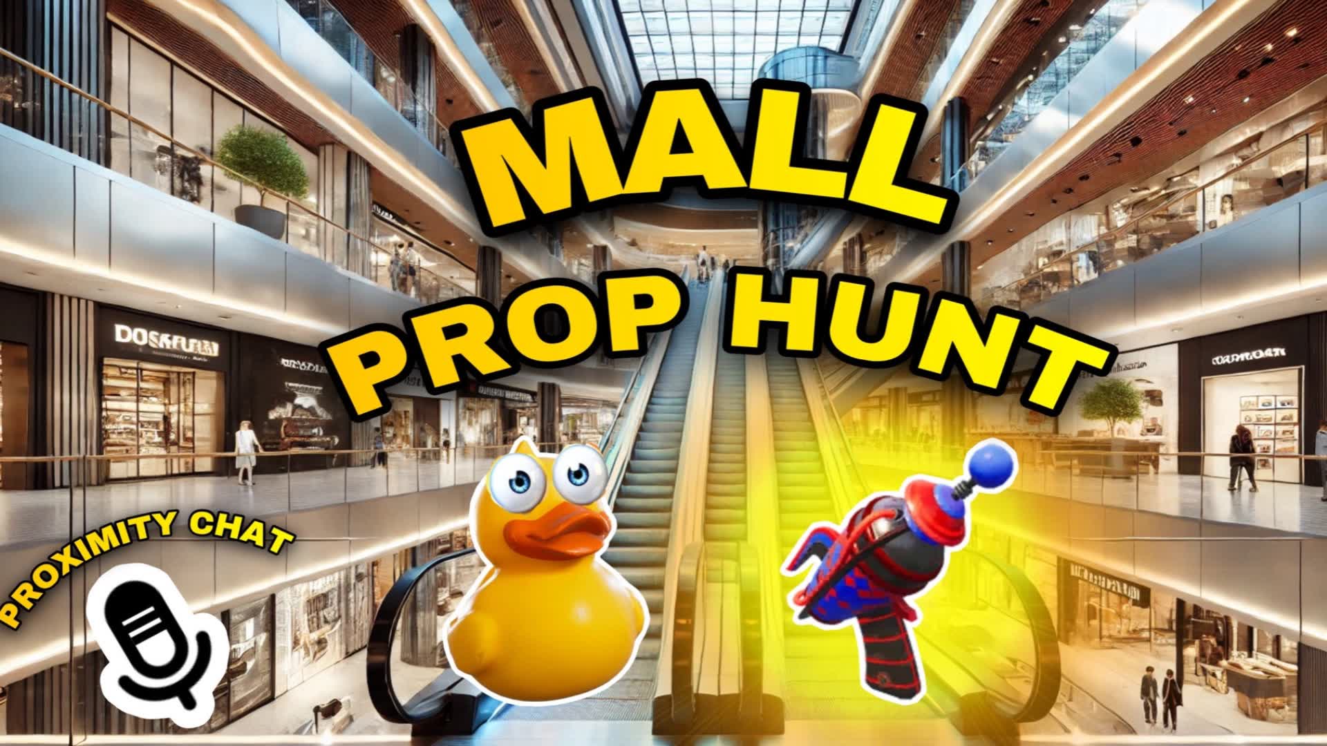 MEGA MALL PROP HUNT🛒 — Fortnite Creative map