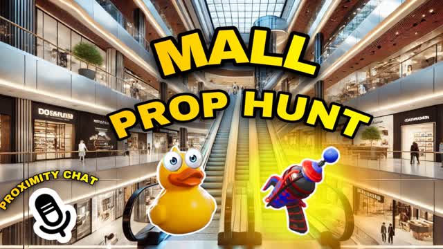 MEGA MALL PROP HUNT🛒 — Fortnite Creative map cover art