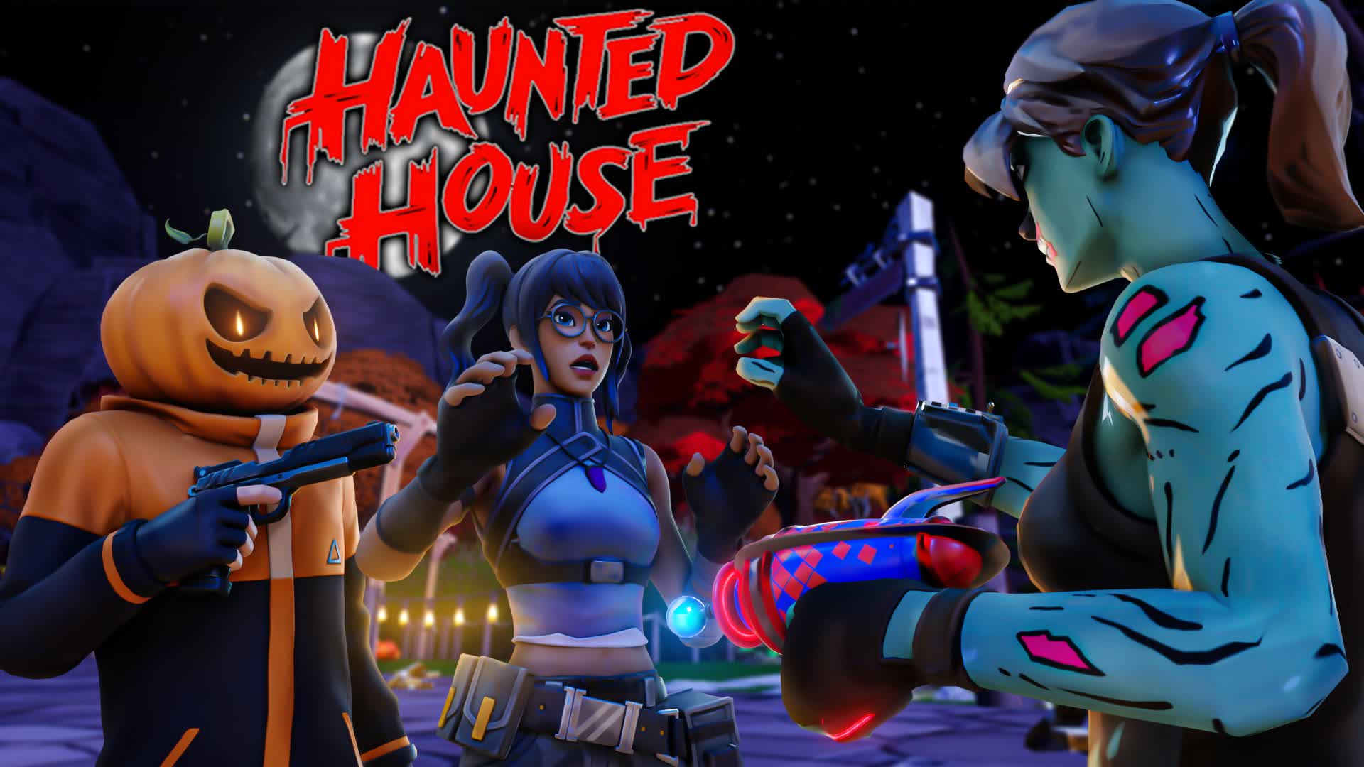 Haunted mansion Prop hunt — Fortnite Creative map