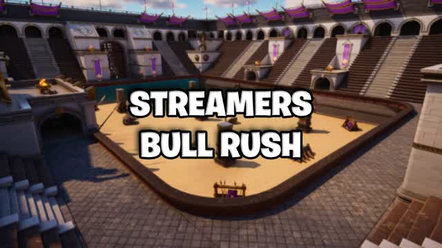 Streamers Bull Rush — Fortnite Creative map