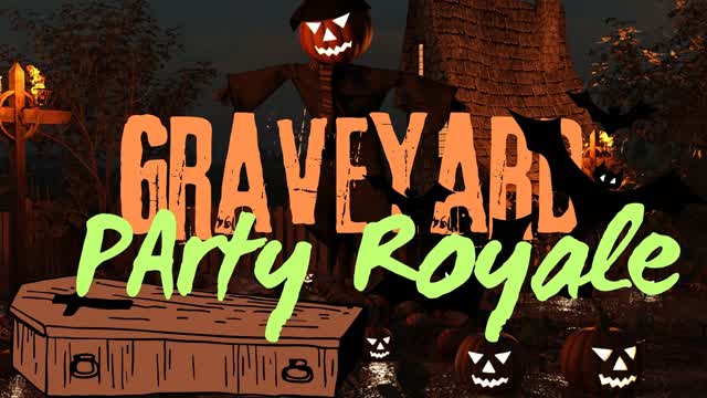 Graveyard Party Royale — Fortnite Creative map cover art