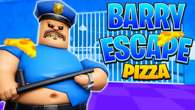 👮‍♂️ESCAPE BARRY PIZZERIA FALL GUYS🚪 — Fortnite Creative map