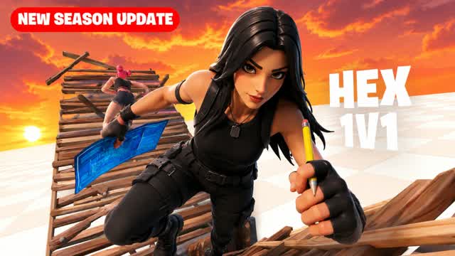 Hex 1v1 Map (200 Pumps) — Fortnite Creative map