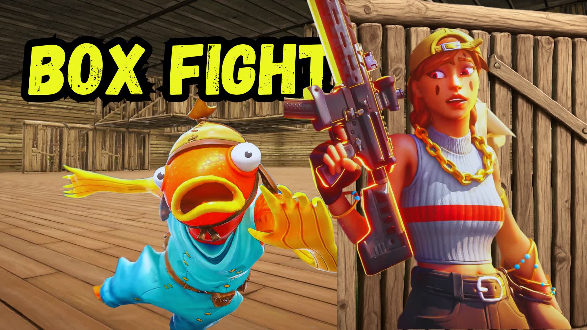 The Hero PVP BOX Fight — Fortnite Creative map