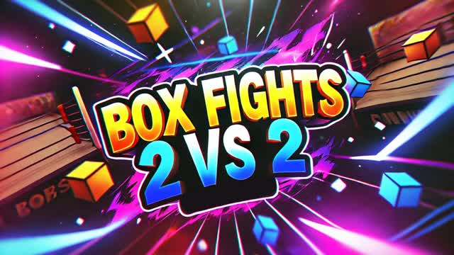 BOX FIGHTS 2 .VS. 2 📦 — Fortnite Creative map cover art