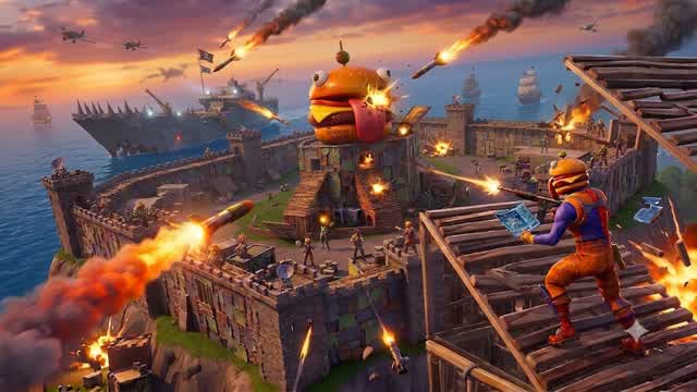 Defend the Burger 🍔 — Fortnite Creative map cover art