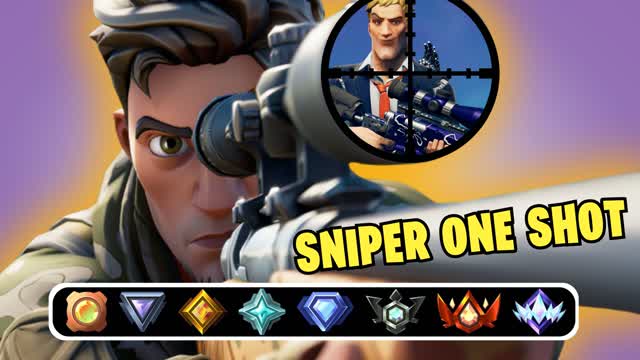 TILTED SNIPER ONE SHOT — Fortnite Creative map