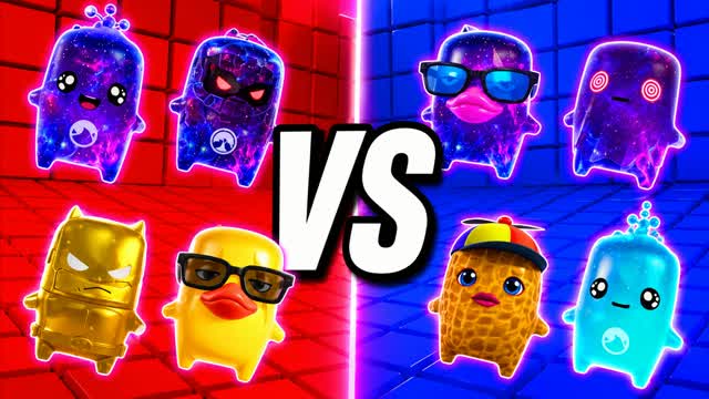 BLUE VS RED FLASH SURGE 🔵🔴 — Fortnite Creative map cover art
