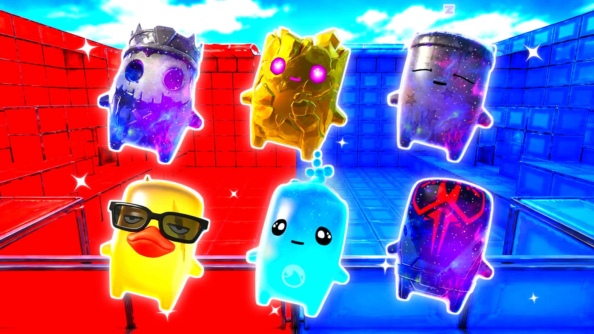 RED VS BLUE TEMPEST WAKE 🔴🔵 — Fortnite Creative map