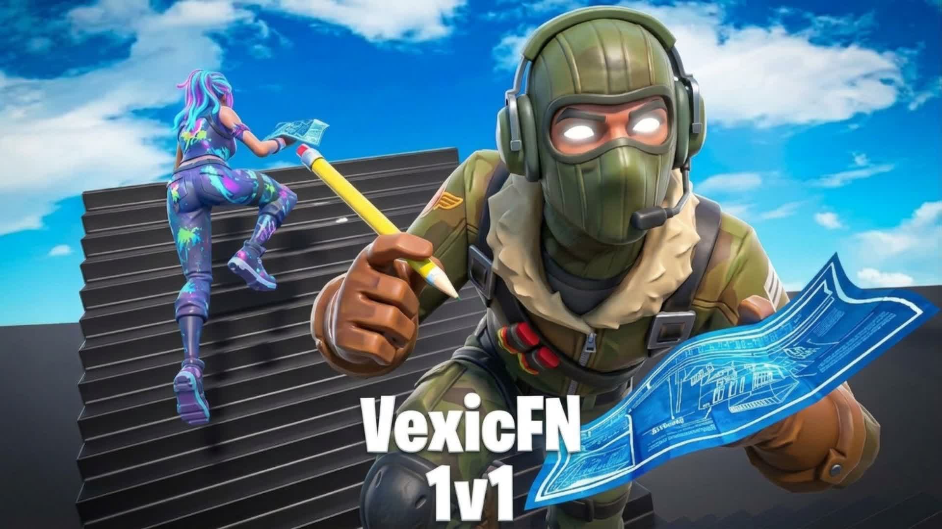 ⚔️ VexicFN 1v1 Map ⚔️ — Fortnite Creative map