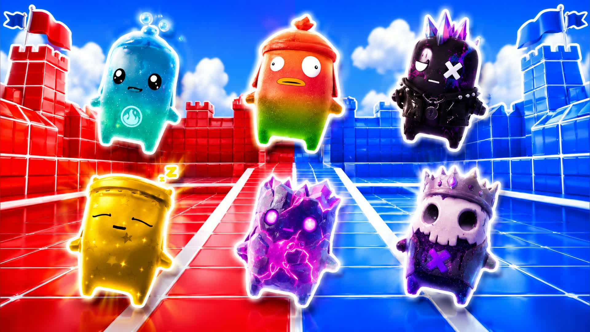 BLUE VS RED BRAVE FLOW 🔵🔴 — Fortnite Creative map