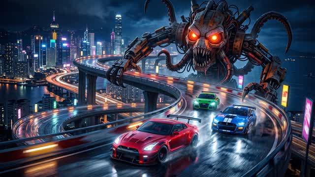 Escape the Mech-Leviathan 🐉🏁 — Fortnite Creative map