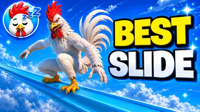 BEST SLIDE AND CHILL IN THE SKY 🐔 — Fortnite Creative map