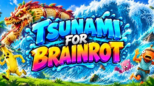 🌊TSUNAMI FOR BRAINROT🌊 — Fortnite Creative map