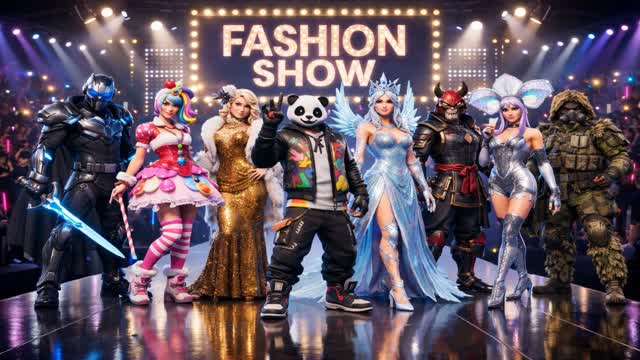 Simple Fashion Show — Fortnite Creative map cover art