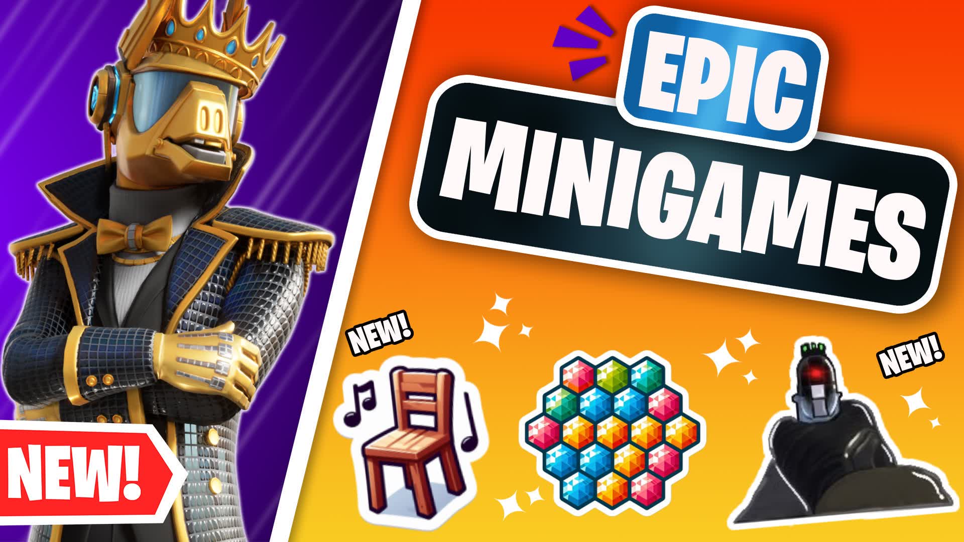 EPIC MINIGAMES👑 — Fortnite Creative map