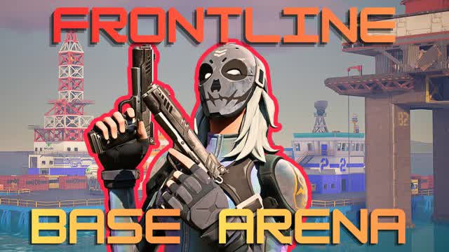 Frontline Base Arena — Fortnite Creative map cover art