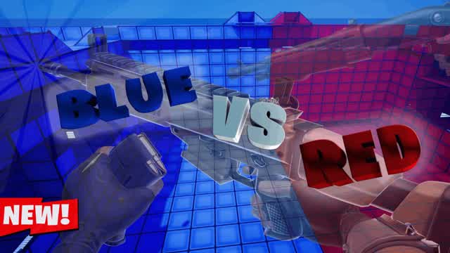 EXTREME RED VS BLUE  🔴🔵 — Fortnite Creative map cover art
