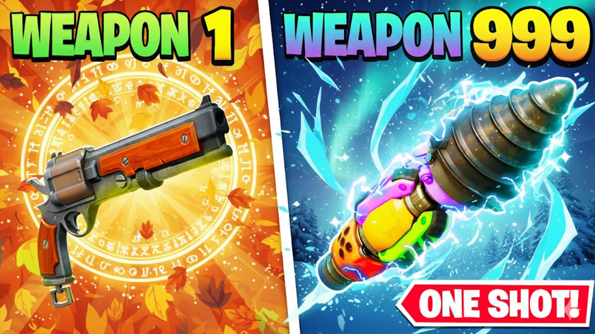OMG GUN GAME ⭐️ — Fortnite Creative map