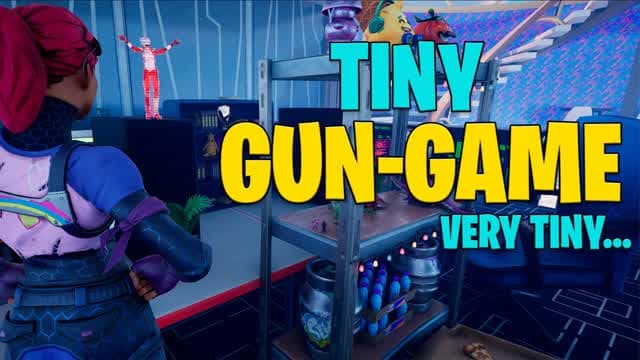 Tiny Gun Game, very tiny. — Fortnite Creative map