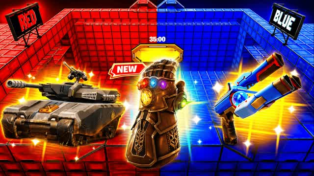 🔴 RED VS BLUE PRO 🔵 — Fortnite Creative map