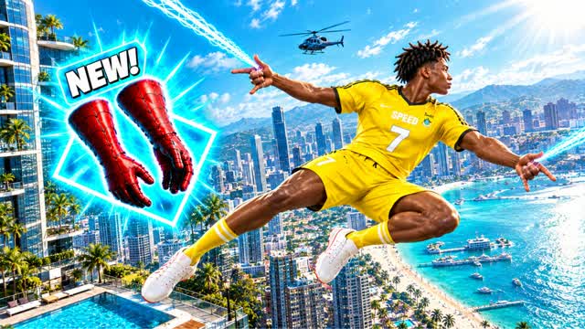 🎯SPIDERS  GUNS DRIVE AND GUNGAME😎 — Fortnite Creative map cover art