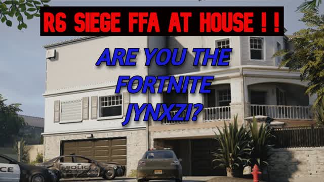 R6 Siege FFA At House — Fortnite Creative map cover art