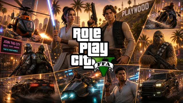🌌 STAR WARS FFA: ROLE PLAY CITY 🌌 — Fortnite Creative map cover art