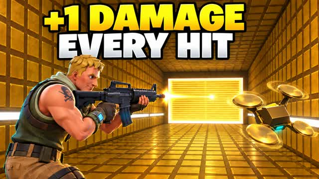 +1 DAMAGE: LAB LOCKDOWN — Fortnite Creative map
