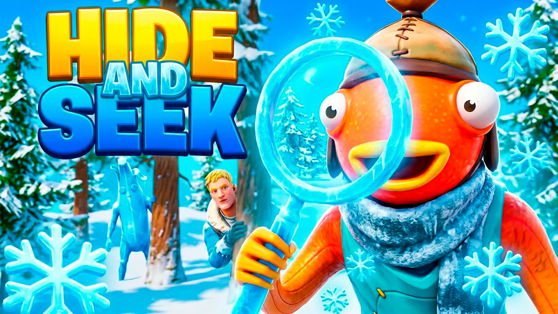 FROZEN WINTER – PROP HUNT🎄 — Fortnite Creative map