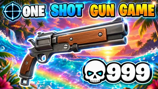 One Shot Gun Game FFA — Fortnite Creative map cover art