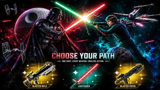 STAR WARS ARENA FIGHTING — Fortnite Creative map cover art