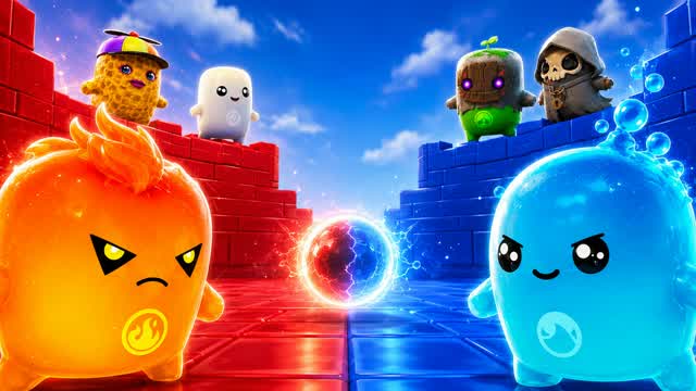 RED VS BLUE IRON FORCE 🔴🔵 — Fortnite Creative map