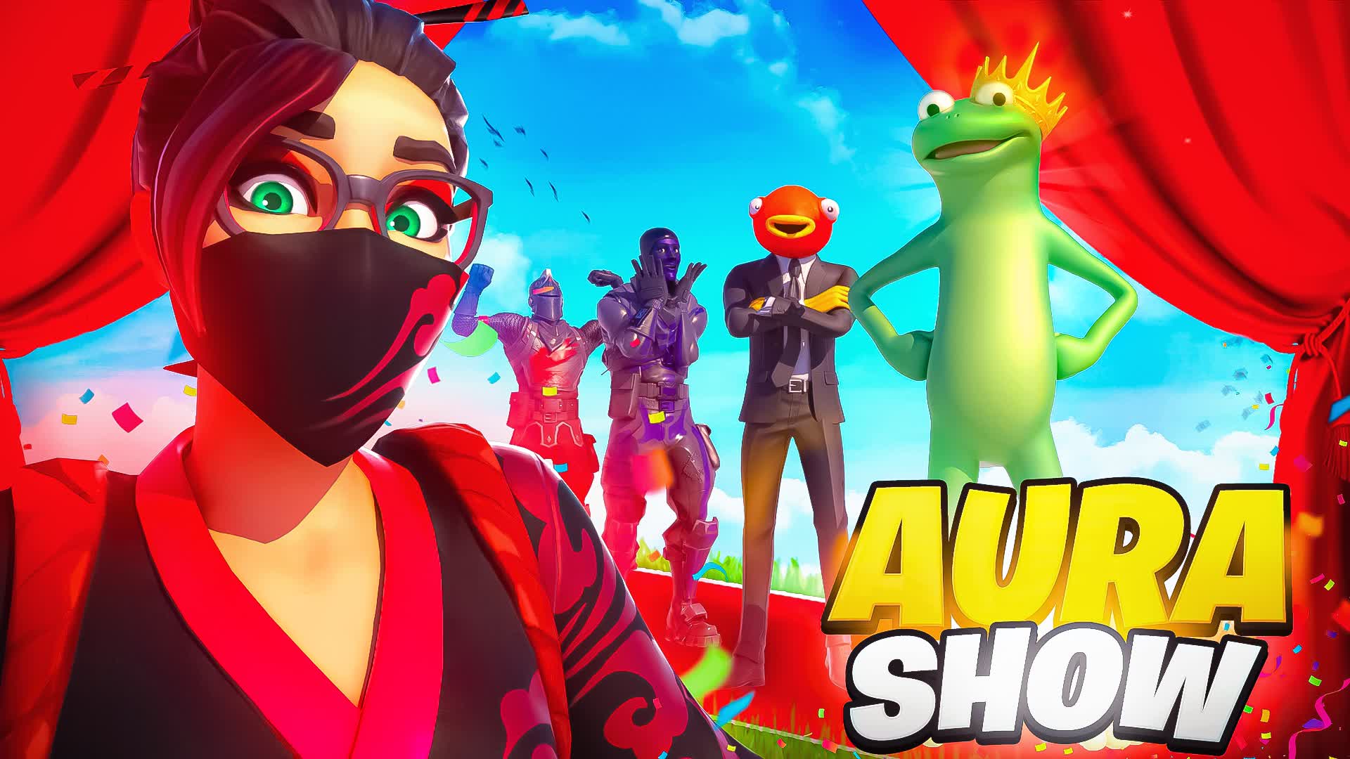 🔥  AURA FASHION SHOW - XSAM — Fortnite Creative map