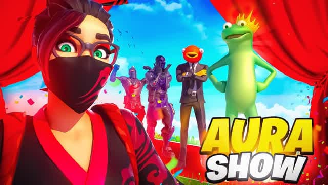 🔥  AURA FASHION SHOW - XSAM — Fortnite Creative map cover art