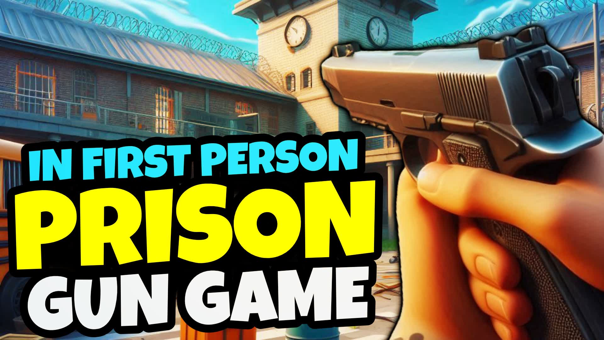 🔫 PRISON Gun Game in FIRST PERSON 🎲 — Fortnite Creative map