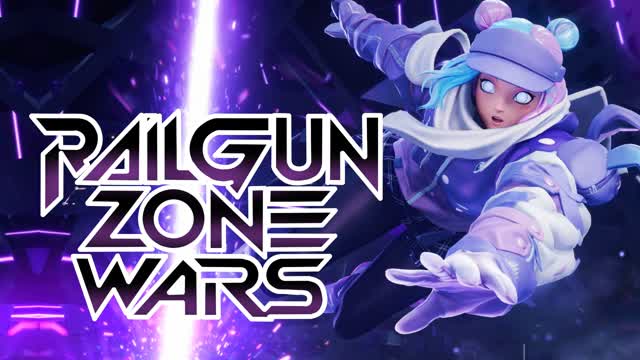 RAILGUN ZONE WARS/レールガンゾーンウォーズ[マヤもち] — Fortnite Creative map