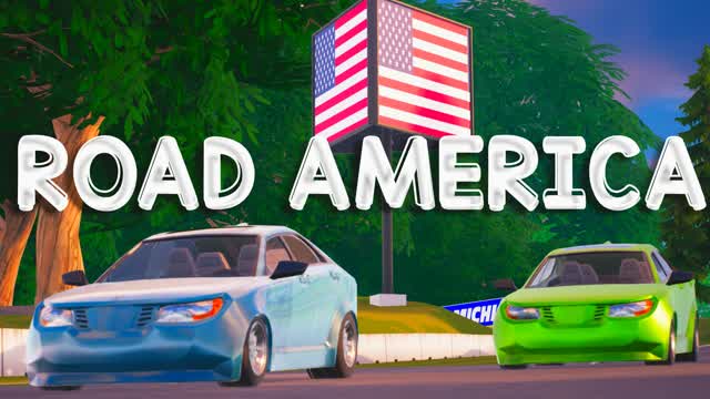 Road America - Grand Prix Racing 🇺🇸 — Fortnite Creative map cover art