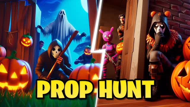 PROP HUNT🎃CASTLE🧟‍♀ — Fortnite Creative map cover art